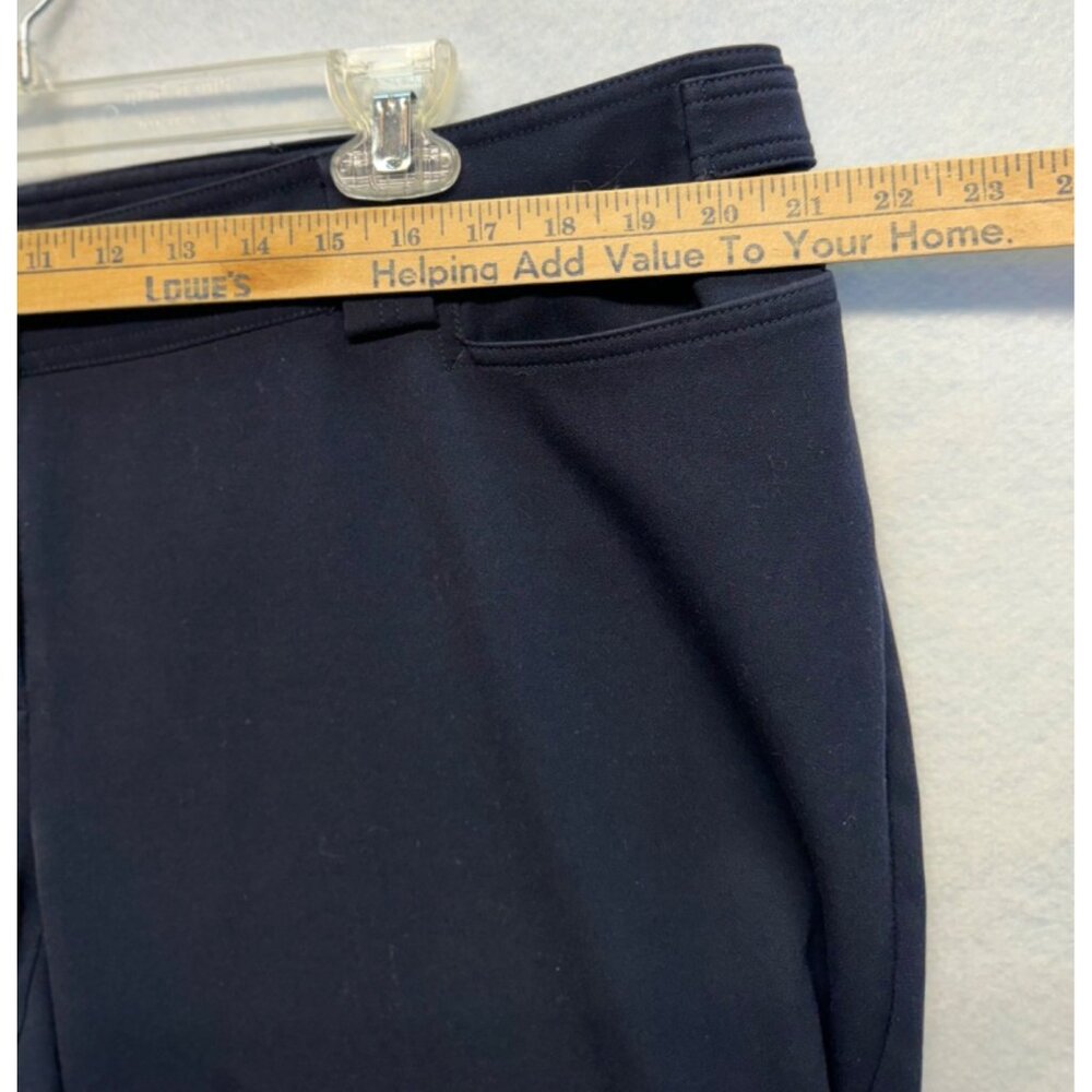 Lane Bryant Dress Casual Loose Fit Wide Stretch Leg Pants Navy Blue Size 4 - Picture 3 of 10